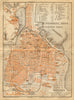Odessa town/city plan. Ukraine. BAEDEKER 1912 old antique map chart