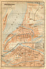 Astrakhan town/city plan. Russia. Asstrachan. BAEDEKER 1912 old antique map