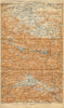 Central Caucasus, eastern part. Ossetia & Georgia. BAEDEKER 1912 old map