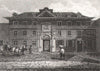 Blackwell Hall, King Street, London. Antique engraved print 1817 old