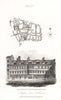 Chancery Lane Fetter Lane Fleet Street Holborn Staple Inn EC4A 1817 old map