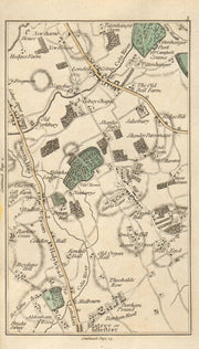 BOREHAMWOOD Elstree London Colney Street St Albans Radlett Shenley CARY 1786 map