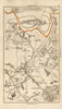 HENDON Totteridge Finchley Hampstead Cricklewood Golders Green Barnet 1786 map