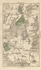 ESHER Cobham Walton-on-Thames Stoke D'abernon Bookham Leatherhead CARY 1786 map
