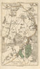EPSOM Malden Ewell Ashtead Long Ditton Chessington Surbiton Kingston 1786 map