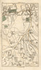 CROYDON Beddington Coulsdon Purley Wallington Sanderstead Chipstead 1786 map