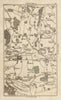 KENT Ashchurch Wrotham Stansted Ridley Ightham Kingsdown CARY 1786 old map