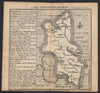 Antique county map of Buckinghamshire by Badeslade & Toms 1742 old