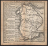 Antique county map of Lincolnshire by Badeslade & Toms 1742 old