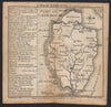 Antique county map of Norfolk by Badeslade & Toms. West orientation 1742