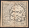 Antique county map of the county of Salop by Badeslade & Toms. Shropshire 1742
