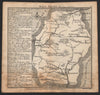 Antique county map of Wiltshire by Badeslade & Toms 1742 old chart