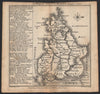 Antique county map of South Wales by Badeslade & Toms. West orientation 1742