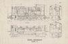 Locomotive plan section drawing. Plate I-I. L50. Metre gauge. Train railway 1930