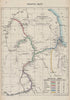 Map of Sudan Railways - Traffic dept. 1912 old antique vintage plan chart