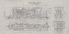 South Indian Railway. 2-6-4 Tank locomotive plan 1939 old vintage print