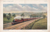 Manchester Express - Midland Railway 1905 old antique vintage print picture