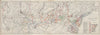 Pennsylvania Railroad System 1912 old antique vintage map plan chart