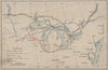 Great Lakes railroad systems. Wisconsin Central. Soo Line. CP. DSS&A c1917 map