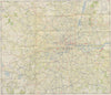 Esso Road Map No 1 London. Public buildings. Pre Westway & M4. STANFORD c1955