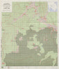 Tambon of Saraphi. NE Thailand Land Use. Amphoe Chok Chai. Chang Mai 1968 map