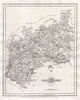Antique county map of GLOUCESTERSHIRE by JOHN CARY 1787 old chart