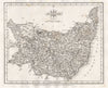 Antique county map of SUFFOLK by JOHN CARY 1787 old plan chart