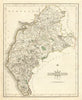 Antique county map of CUMBERLAND by JOHN CARY with original colour c1793