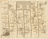 London Clapham Epsom Leatherhead Arundel Chichester. KITCHIN road map 1767
