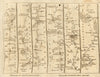 Doncaster Ferrybridge Tadcaster York Boroughbridge. KITCHIN road map 1767