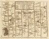 London Uxbridge Chalfonts Aylesbury Buckingham Banbury. KITCHIN road map 1767