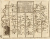 London Hammersmith Slough Maidenhead Henley Abingdon. KITCHIN road map 1767