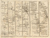 Abingdon Faringdon Lechlade Fairford Gloucester Monmouth. KITCHIN road map 1767