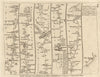 Harwarden Northop Denbigh Conwy Beaumaris Holyhead. KITCHIN road map 1767