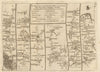 London Lewisham Bromley Sevenoaks Tunbridge Wells Rye. KITCHIN road map 1767
