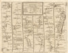Andover Amesbury Stonehenge Warminster Bruton Bridgwater. KITCHIN road map 1767