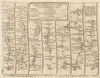 Bridgwater South Molton Barnstable Great Torrington. KITCHIN road map 1767