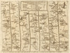 Wetherby Ripon Richmond Pontefract Wakefield. KITCHIN road map 1767 old