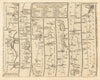 Tempsford St Neots Yaxley Peterborough Sleaford Lincoln. KITCHIN road map 1767