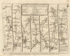 Chipping Campden Evesham Worcester Ludlow Montgomery. KITCHIN road map 1767