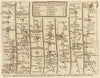 Puckeridge Barkway Newmarket Thetford Wymondham Norwich. KITCHIN road map 1767