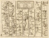 Barnet Potters Bar Hatfield Stevenage St Neots Oakham. KITCHIN road map 1767