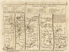 St Albans Hatfield Hertford Hoddesdon Stevenage Hitchin. KITCHIN road map 1767