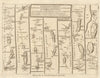 Carmarthen Cardigan Llanhennock Llanbedr Aberystwyth. KITCHIN road map 1767