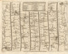 Hereford Worcester Bromsgrove Solihull Coventry Leicester. KITCHIN road map 1767