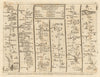 Ipswich Mendlesham Yaxley Scole Norwich Cromer. KITCHIN road map 1767 old