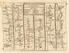 Monmouth Abergavenny Crickhowell Brecon Lampeter. KITCHIN road map 1767