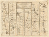 Nottingham Stoke Newark-on-Trent Lincoln Grimsby. KITCHIN road map 1767