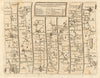 Oxford Abingdon Newbury Petersfield Chichester. KITCHIN road map 1767 old