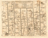 Oxford Kidlington Banbury Southam Coventry Nuneaton Derby. KITCHIN road map 1767